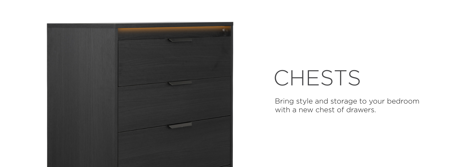 Chests. Keep your style and storage needs in mind. Find the perfect chest for your bedroom below.